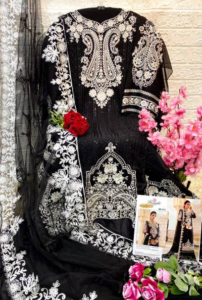 D.NO. R-573 BY RAMSHA EMBROIDERY SALWAR KAMEEZ MANUFACTURER IN INDIA